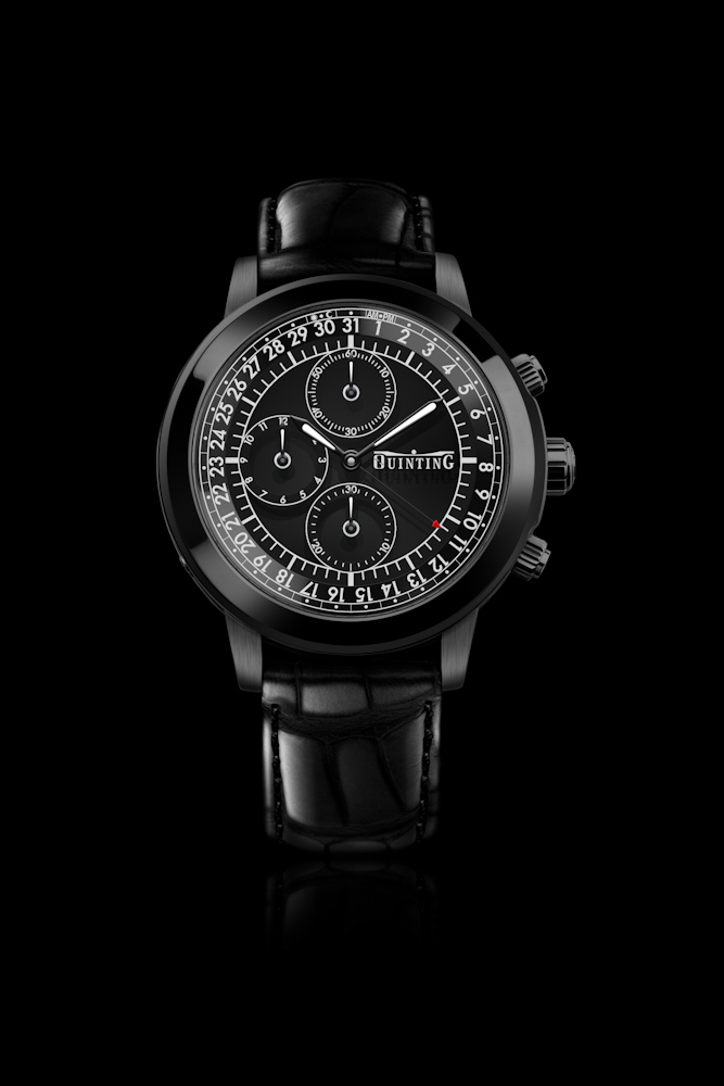Photo Quinting Mysterious Chronograph Black PVD